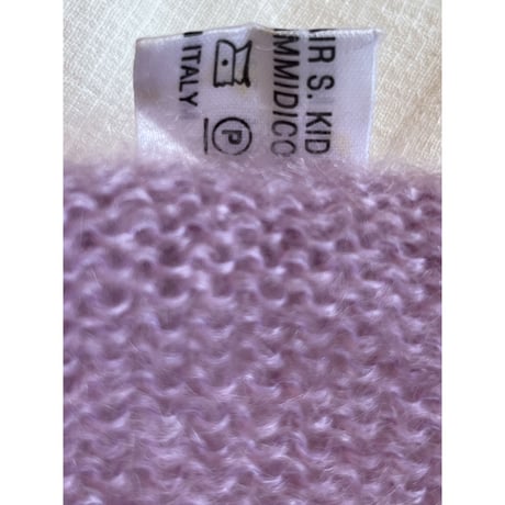 〈vintage〉made in Italy/half sleeve mohair tops