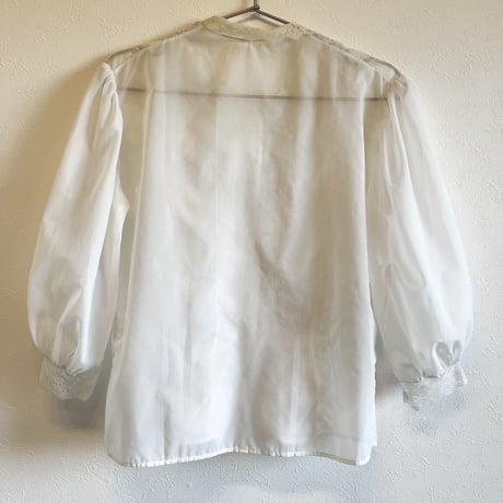 〈vintage〉sheer blouse