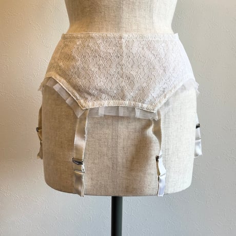 〈vintage〉lace body garter belt