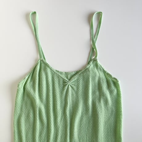 〈vintage〉euro camisole light green
