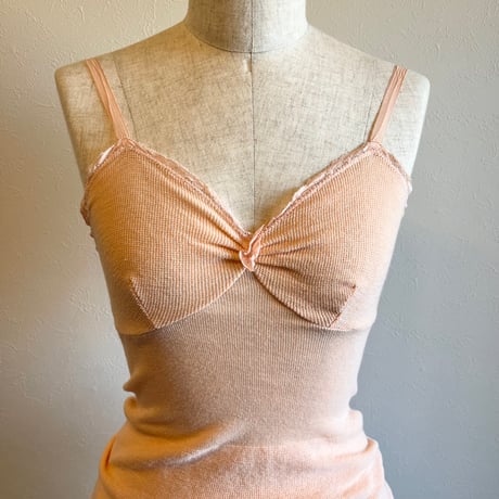 〈vintage〉Euro underwear knit camisole