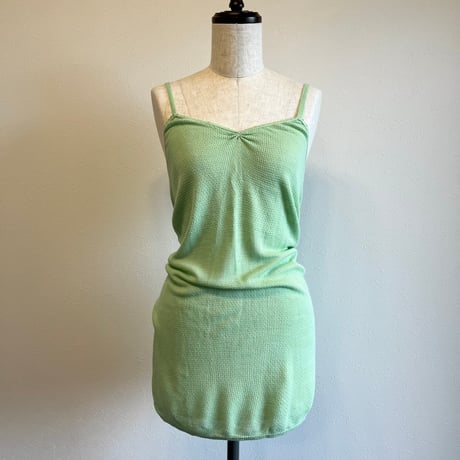 〈vintage〉euro camisole light green