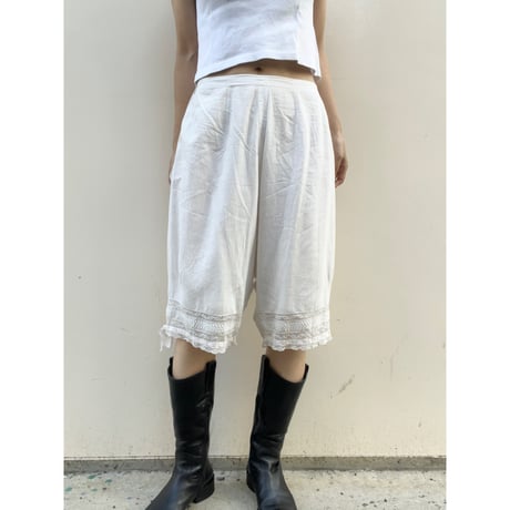 〈antique〉cotton drawers pants