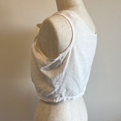 〈vintage〉ladder lace cotton blouse
