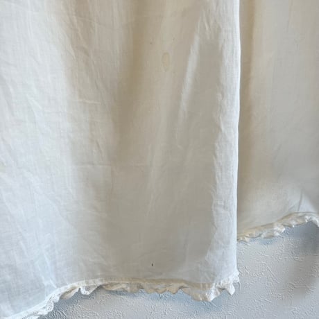 〈antique〉cotton organdy apron