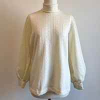 〈vintage〉eyelet knit tops