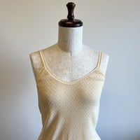 〈vintage〉made in France/rib camisole