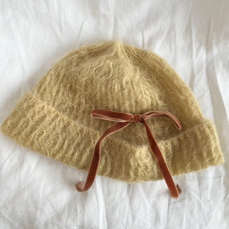 〈vintage〉mohair knit cap