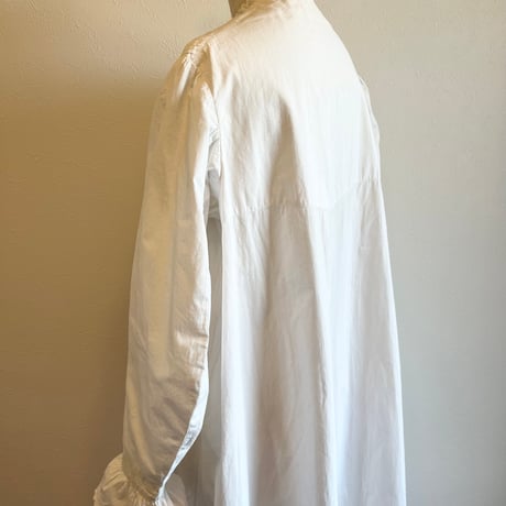 〈antique〉scallop band collar onepiece