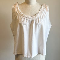 〈antique〉ladder lace cotton top