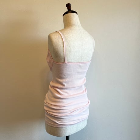 〈vintage〉Europa made rib camisole