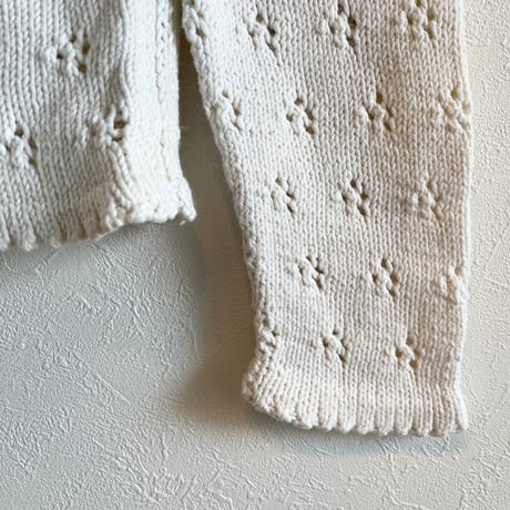 〈vintage〉eyelet cardigan