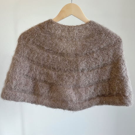 〈vintage〉mohair knit cape