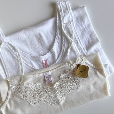 〈vintage〉Euro underwear camisole (dead stock)