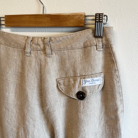 〈vintage〉made in France / tuck pants