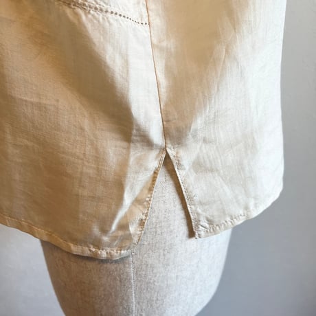 〈vintage〉silk camisole with rococo ribbon