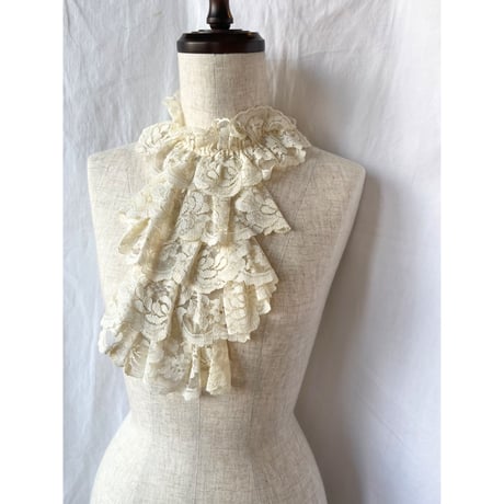 〈vintage〉tiered lace design collar