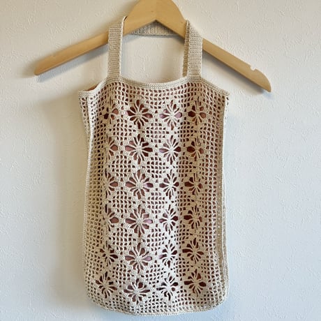 〈vintage〉crochet tote bag