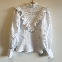 〈vintage〉volume gigot sleeve blouse