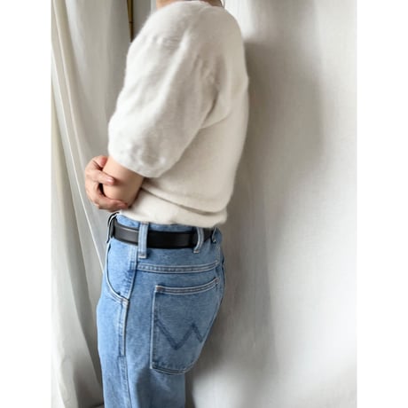 〈vintage〉angora knit tops