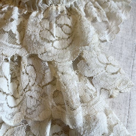 〈vintage〉tiered lace design collar