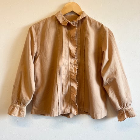 〈antique〉scallop collar blouse