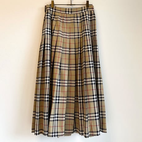 〈vintage〉made in Italy/tartan check maxi skirt