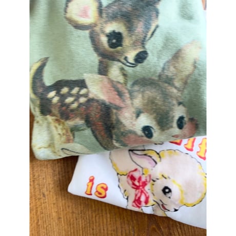 〈vintage〉sheep print sweat