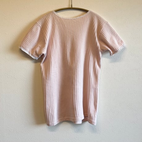 〈vintage〉baby pink cotton cutsew
