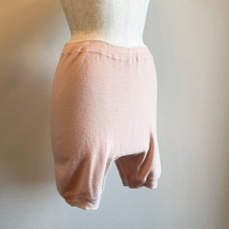 〈vintage〉knit under pants salmon orange