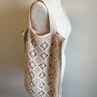 〈vintage〉crochet tote bag
