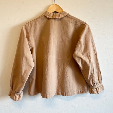 〈antique〉scallop collar blouse