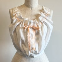 〈vintage〉ladder lace cotton blouse