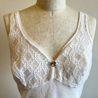 〈vintage〉made in Germany/petit rose patch camisole tops