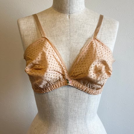 〈vintage〉cotton bra