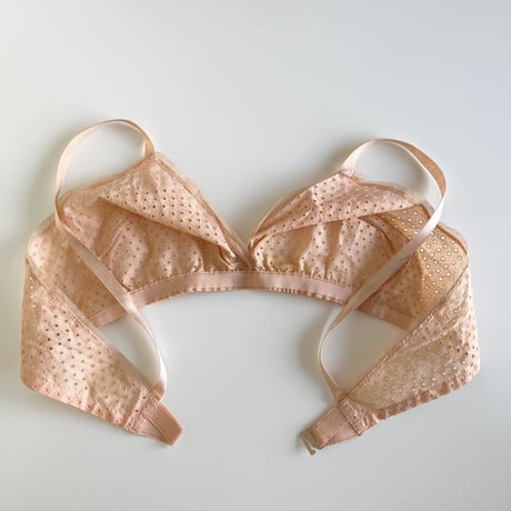 〈vintage〉cotton bra