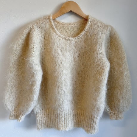 〈vintage〉kid mohair knit sweater