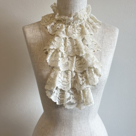 〈vintage〉tiered lace design collar
