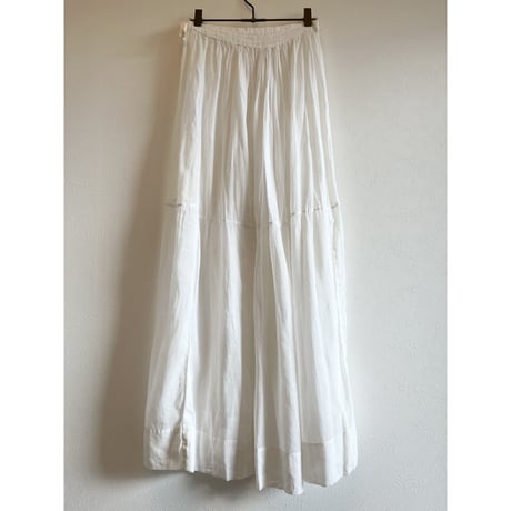 〈antique〉sheer cotton skirt