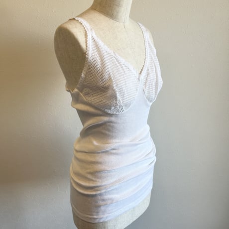 〈vintage〉Europa made rib camisole