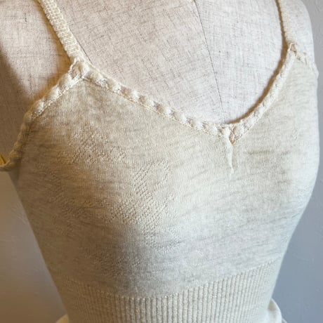 〈vintage〉wool camisole