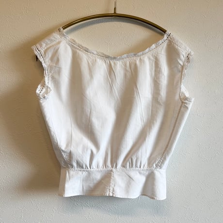 〈antique〉ribbon cutwork corsetcover blouse