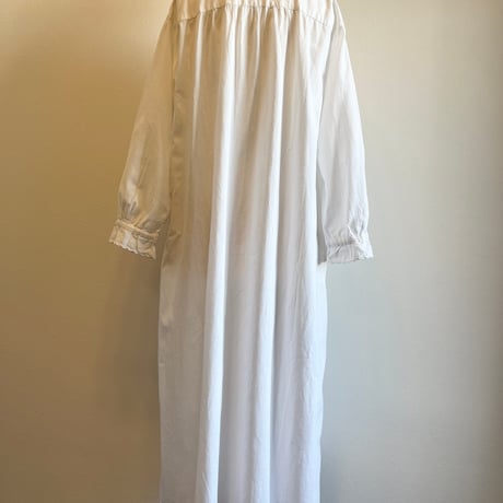 〈antique〉big collar cotton dress
