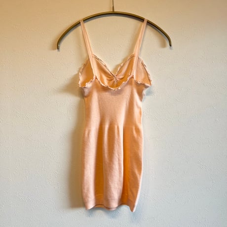 〈vintage〉Euro underwear knit camisole