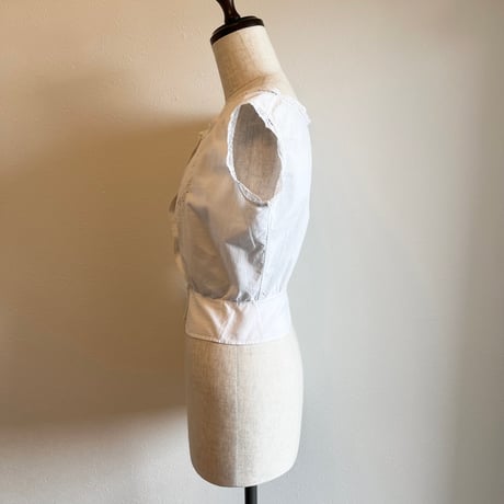〈antique〉ribbon cutwork corsetcover blouse