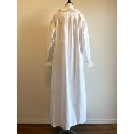 〈antique〉big collar cotton dress