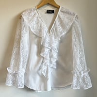 〈vintage〉lace sleeve blouse