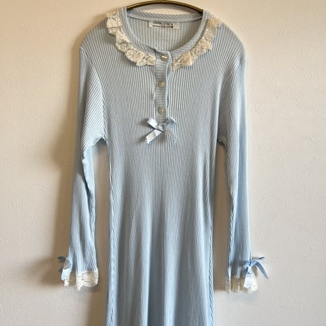 〈vintage〉made in Italy / rib onepiece