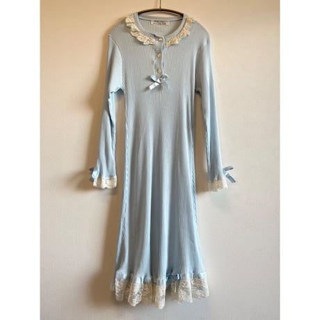 〈vintage〉made in Italy / rib onepiece