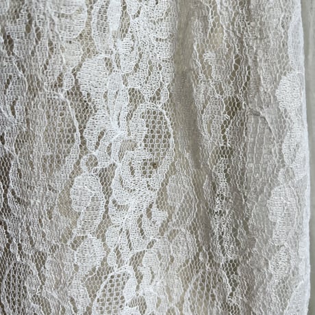 〈vintage〉midi length lace one-piece